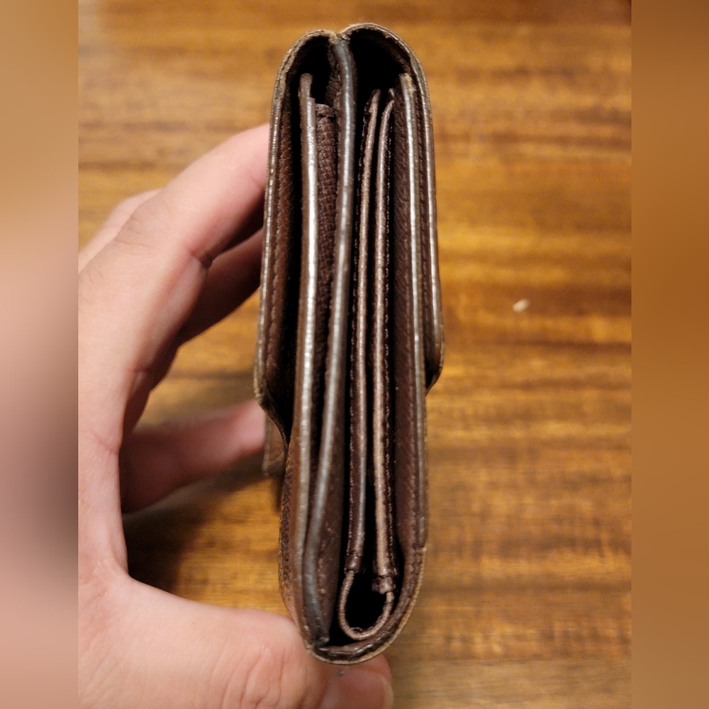 Louis Vuitton Brown Damier Ebene Wallet - Picture 7 of 11